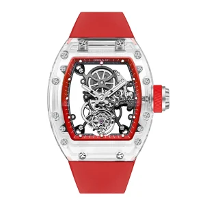 Cronusart CM08-Tourbillon Sapphire Burgundy Red ( Limited 99pcs )