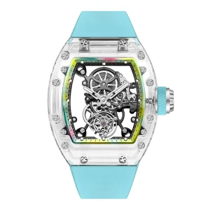 Cronusart CM08-Tourbillon Sapphire Mint Mambo Blue ( Limited 99pcs )