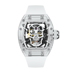Skull Gemstone White Sapphire