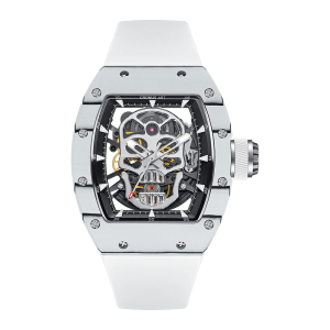 Gemstone Skull NTPT White